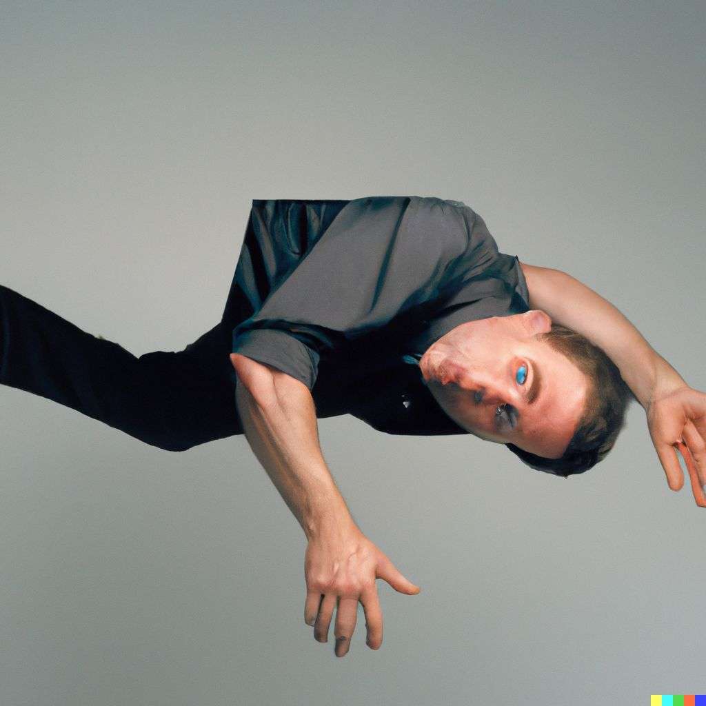 the discovery of gravity, photograph taken by Martin Schoeller
